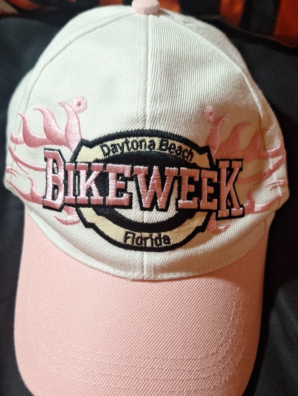 Bike Week Daytona Beach Florida Pink Baseball Cap